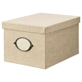 ikea-kvarnvik-pojemnik-z-pokrywka-bezowy-25x35x20-cm
