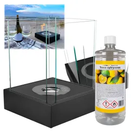 biokominek-sunset-garden-mini-czarny-mat-biopaliwo-1l-trawa-cytrynowa