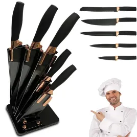 zestaw-5x-nozy-kuchennych-komplet-noze-kuchenne-czarno-zlote-stojak-5-sztuk