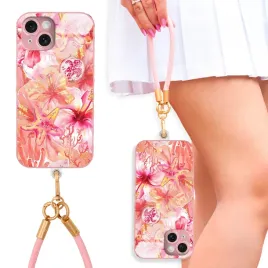 etui-do-iphone-15-pink-case-z-plyskiemorsmycz-na-nadgarstek-wakacyjne-pink