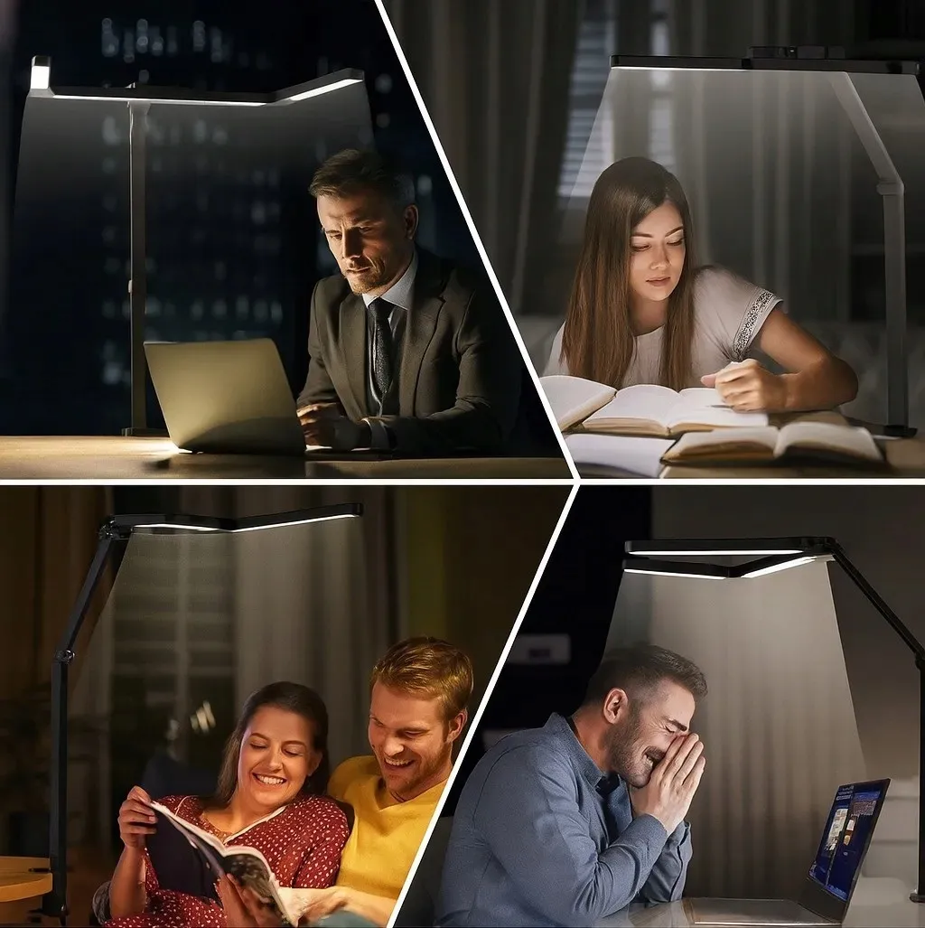 lampa-kreslarska-led-na-biurko-lampka-biurkowa-bezcieniowa-do-blatu-pilot-stan-nowy