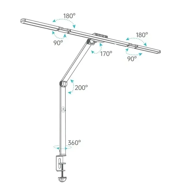 lampa-kreslarska-led-na-biurko-lampka-biurkowa-bezcieniowa-do-blatu-pilot-stan-nowy-zasilanie-sieciowe