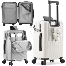 walizka-podrozna-mala-poreczna-na-kolkach-twarda-z-zamkiem-bezowa-65x42x27