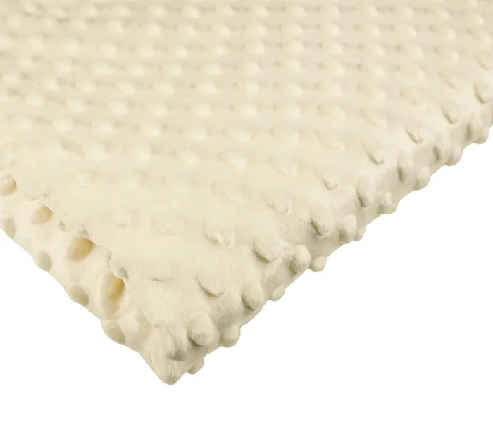 MATERIAŁ TKANINA POLAR MINKY - WZÓR KROPKI k.3017