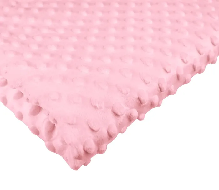 MATERIAŁ TKANINA POLAR MINKY - WZÓR KROPKI k.3014