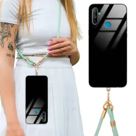 etui-tpu-do-realme-c3-zestaw-skorzana-smycz-turkus-quick-or-ochronne-premium