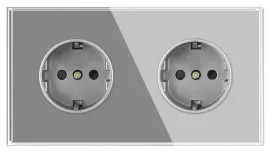 gniazdko-elektryczne-podwojne-kontakt-szklane-hartowane-szare
