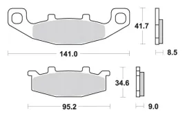 sbs-klocki-hamulcowe-kh129-street-standart-ceramic-kolor-czarny