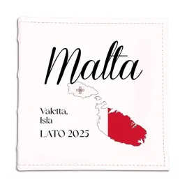 album-skorzany-bialy-pamiatka-z-podrozy-malta-prezent-dla-podroznika-perso
