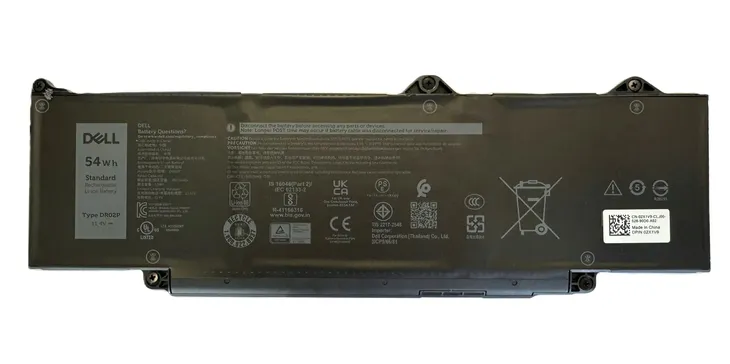ORYGINALNA BATERIA DO LAPTOPA DELL TYPE DR02P 54WH 2X1V9 803W6 WYJ45 RXF9T