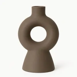 nowoczesny-wazon-dekoracyjny-ceramiczny-matowy-brazowy-15-cm