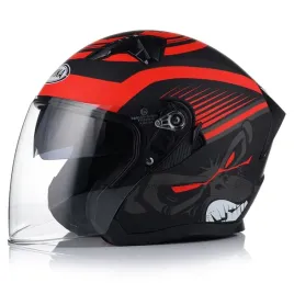 otwarty-kask-motocyklowy-czerwony-matt-skuter-choper-homologacja-blenda-xl