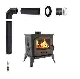 zestaw-koza-k7-kratki-5kw-rury-kolanko-rozeta-przejscie-do-komina