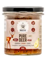 dogstar-karma-mokra-dla-psa-jelen-z-gruszka-300-g-pure-deer