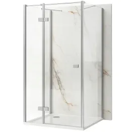 rea-kabina-przyscienna-atlas-chrome-80x100-lewa