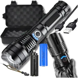 latarka-akumulatorowa-taktyczna-wojskowa-survivalowa-led-zoom-usb-c-mocna