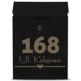 skrzynka-pocztowa-na-listy-personalizowana-czarna-metal-grawer-adres-styl