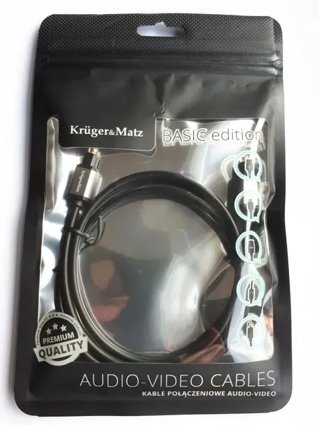 kabel-optyczny-toslink-1m-krugerandmatz-basic-stan-opakowania-oryginalne