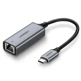 adapter-usb-c-na-rj45-ugreen-cm199-aluminiowy-gigabit-ethernet-szary