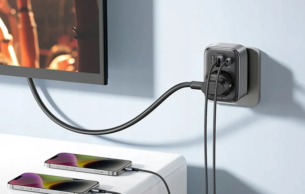 ladowarka-sieciowa-ugreen-cd314-30w-2xusb-usb-c-gniazdo-ac