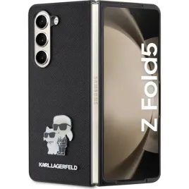 etui-silikonowe-karl-lagerfeld-saffiano-karlandchoupette-pin-do-samsung-z-fol