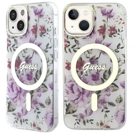 etui-guess-flower-magsafe-do-iphone-14-plus-15-plus-6-7-przezroczyste