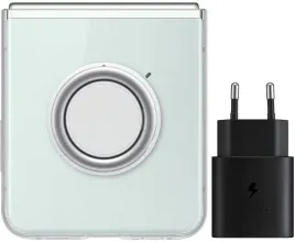 etui-silikonowe-case-samsung-galaxy-z-flip5-przezroczyste-ladowarka-25w