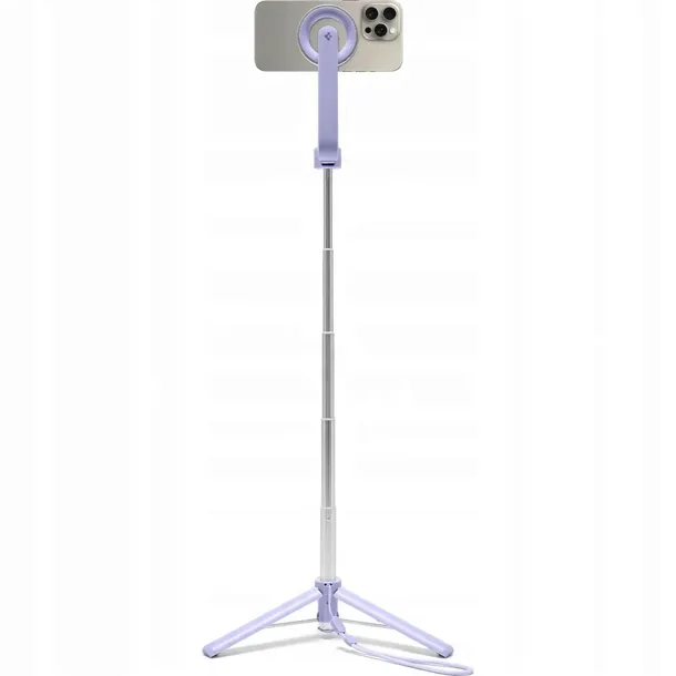 spigen-magsafe-bluetooth-selfie-stick-tripod-do-smartfonow-lavender-material-aluminium
