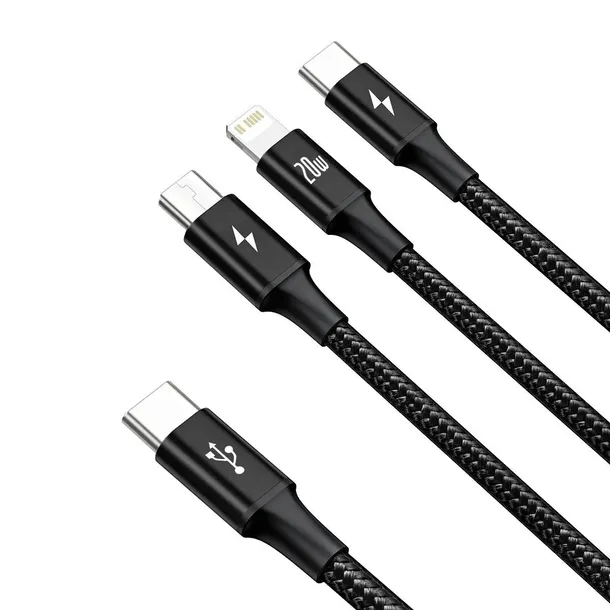 kabel-usb-3w1-baseus-rapid-series-micro-usb-lightning-usb-c-20w-1-5m-kolor-czarny