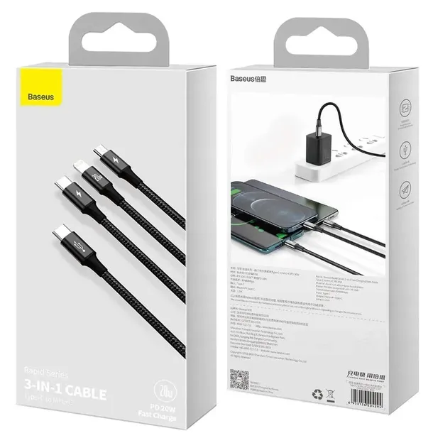 kabel-usb-3w1-baseus-rapid-series-micro-usb-lightning-usb-c-20w-1-5m-waga-z-opakowaniem-0-15-kg