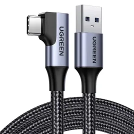 kabel-usb-c-ugreen-us385-1m-katowy-3a-szybkie-ladowanie-czarny