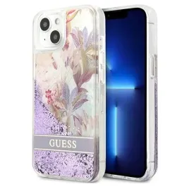 etui-silikonowe-guess-flower-liquid-glitter-do-iphone-13-mini-fioletowe