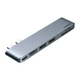 hub-ugreen-cm380-2xusb-c-hdmi-2xusb-3-0-sdtf-usb-c-pd-szary
