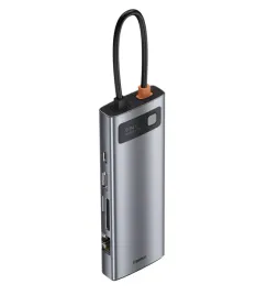 hub-usb-c-baseus-9w1-metal-gleam-hdmi-4k-ethernet-rj45-do-laptopa