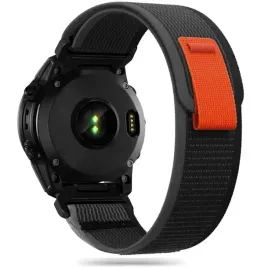 pasek-tech-protect-nylon-na-garmin-fenix-5-6-6-pro-7-czarno-pomaran