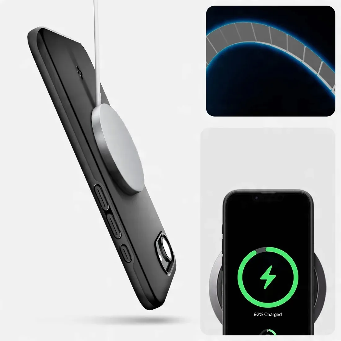 spigen-thin-fit-magsafe-etui-do-apple-iphone-16e-czarne