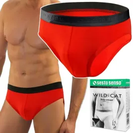slipy-meskie-sportowe-majtki-bawelniane-sesto-senso-sm05-czerwone-l