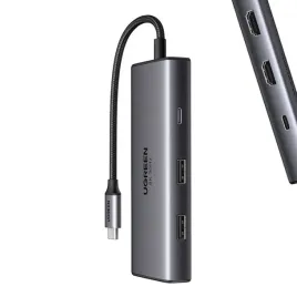 hub-usb-ugreen-cm498-6w1-2xhdmi-8k-pd-100w-2xusb-3-0-usb-c