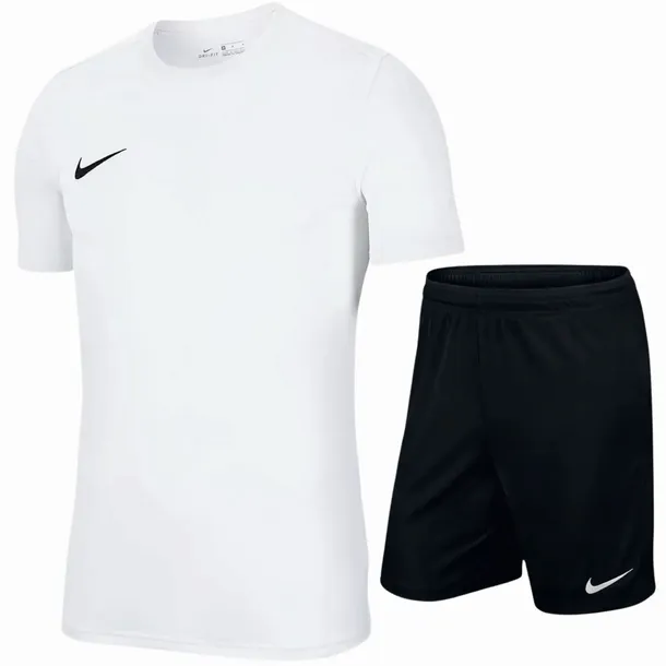 ZESTAW NIKE BIAŁA KOSZULKA T-SHIRT + SPODENKI CZARNE DRI-FIT r.XL