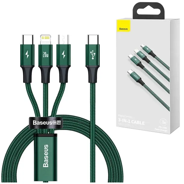 kabel-baseus-rapid-series-3w1-usb-c-usb-c-lightning-micro-usb-20w-pd-stan-nowy-zgodnosc-ze-standardem-quick-charge-1-0-quick-charge-2-0-quick-charge-3-0-quick-charge-4-0