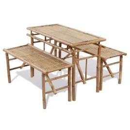 stol-biesiadny-z-2-lawkami-100-cm-bambus-lumarko