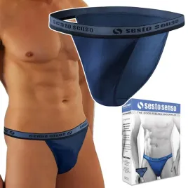 slipy-meskie-tanga-odkryte-majtki-bawelniane-sesto-senso-sm04-granatowe-xl