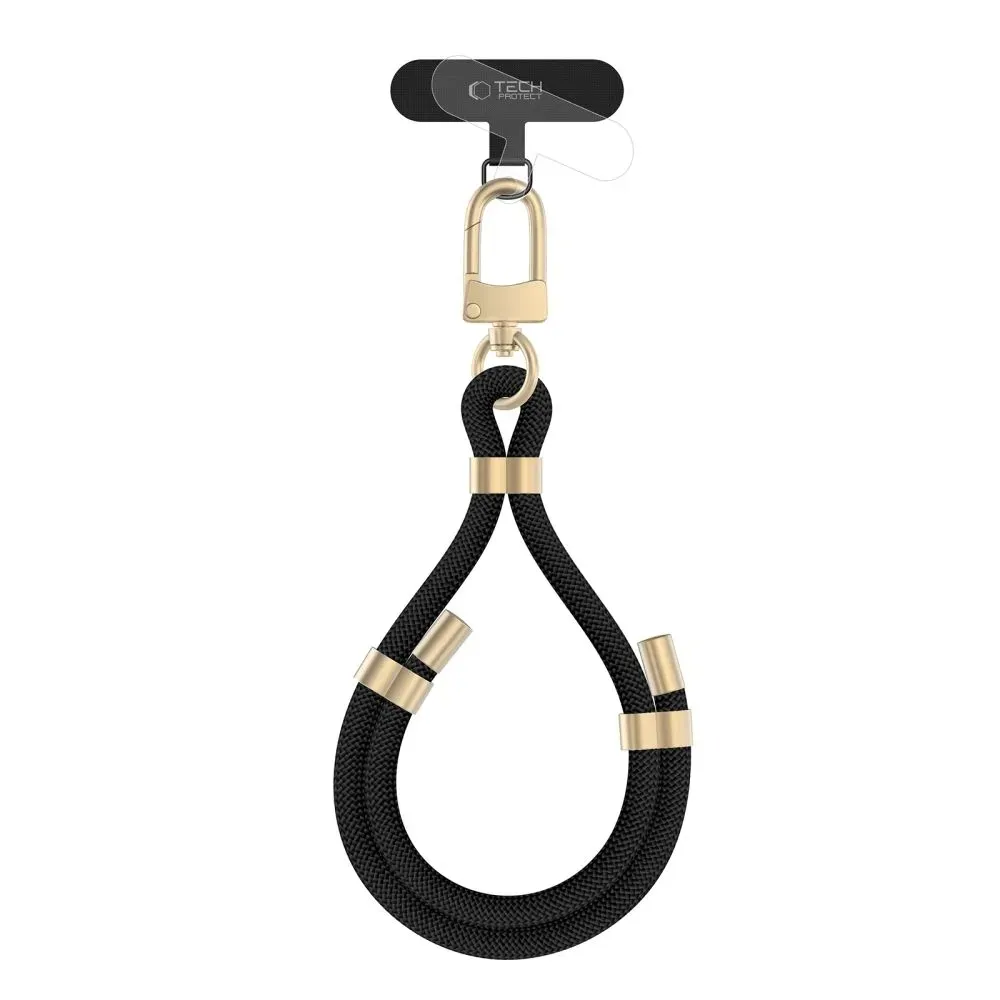 tech-protect-c4s-rope-wrist-strap-czarne-zlote