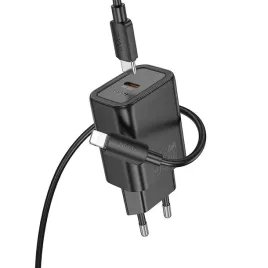 hoco-ladowarka-sieciowa-typ-c-kabel-typ-c-do-lightning-pd-qc-30w-n62-czar