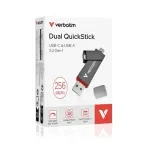 verbatim-pendrive-256gb-usb-a-usb-c-dual-quickstick-32041-pojemnosc-256-gb