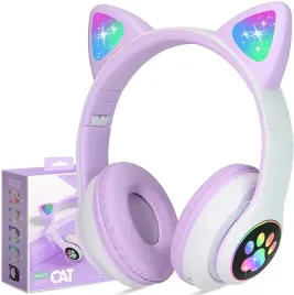 sluchawki-dzieciece-bluetooth-led-kocie-uszy-fioletowe