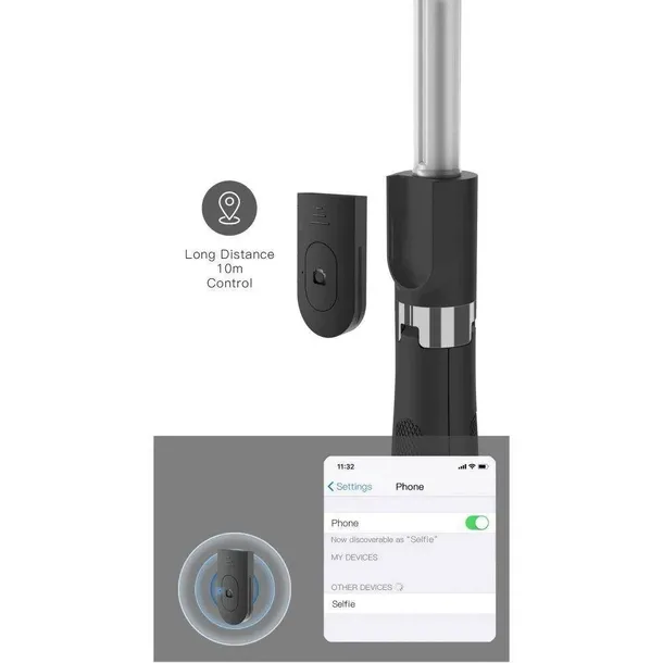 tech-protect-selfie-stick-bluetooth-statyw-do-ios-android-czarny-stan-nowy-kolor-czarny