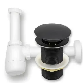 zestaw-korek-klik-klak-bez-przelewu-czarny-syfon-umywalkowy-do-umywalki