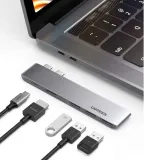 adapter-hub-ugreen-cm251-2xusb-c-do-3x-usb-3-0-hdmi-waga-z-opakowaniem-0-1-kg-stan-nowy