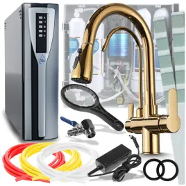 system-filtrowania-wody-nanofiltr-bateria-zlota-trojdrozna-kran-do-kuchni